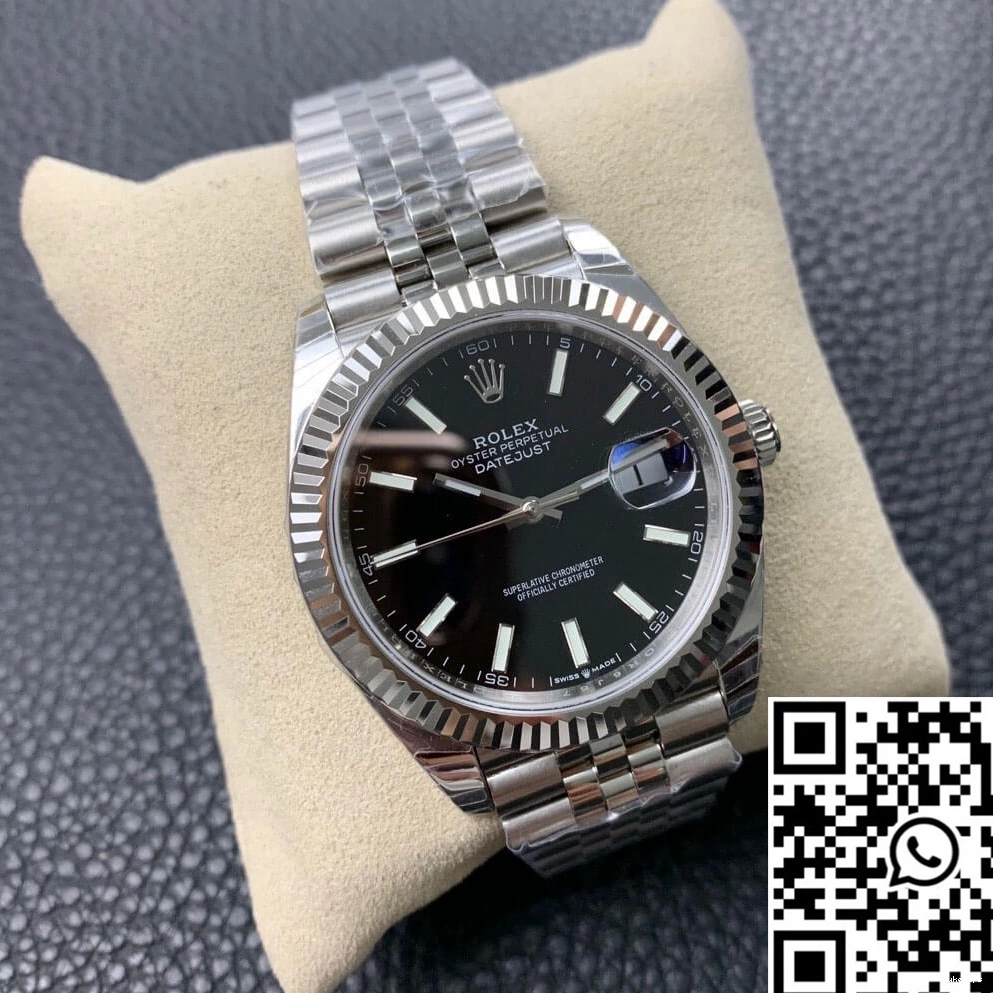 Dial Black Datejust M126334-0018 Rolex Factory EW 0505